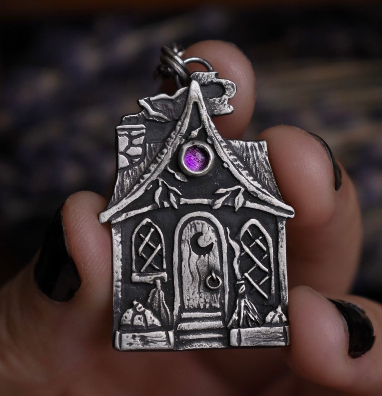 Witche's Cottage, Amethyst - Sterling silver