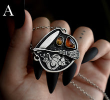 Load image into Gallery viewer, Autumnal Cauldrons, Sterling silver.
