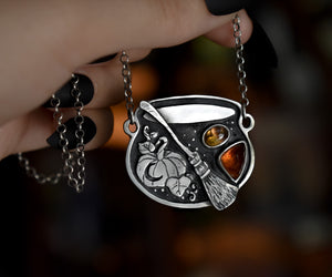 Autumnal Cauldrons, Sterling silver.