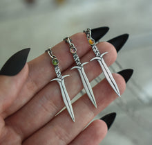 Load image into Gallery viewer, Autumn Fantasy Swords, Sterling silver.
