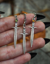 Load image into Gallery viewer, Autumn Fantasy Swords, Sterling silver.
