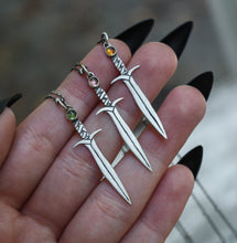 Load image into Gallery viewer, Autumn Fantasy Swords, Sterling silver.

