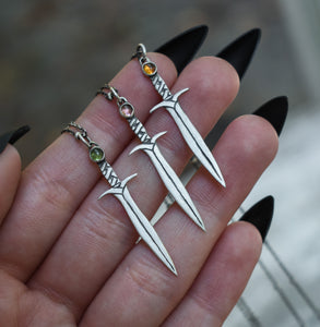 Autumn Fantasy Swords, Sterling silver.
