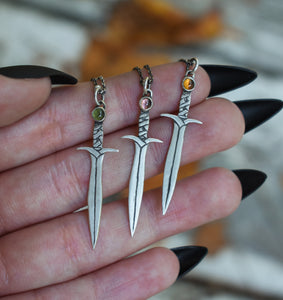 Autumn Fantasy Swords, Sterling silver.