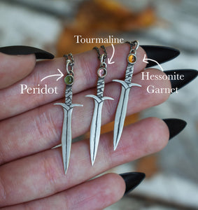 Autumn Fantasy Swords, Sterling silver.