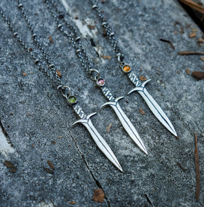 Autumn Fantasy Swords, Sterling silver.