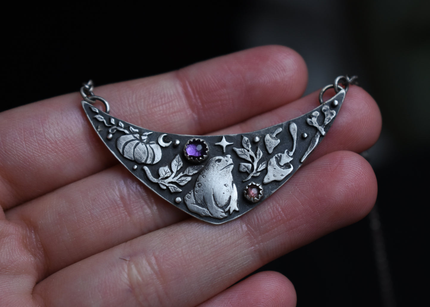 Witchy Aesthetic Necklace - Sterling silver