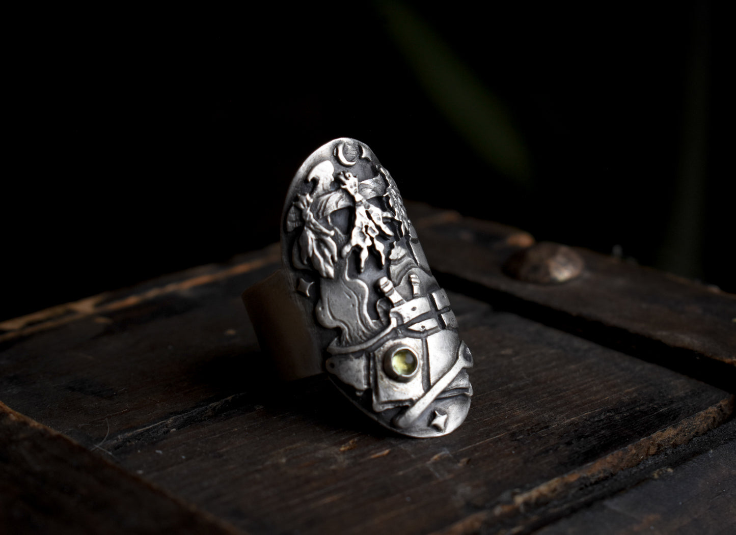 Kitchen Witch Ring 7 3/4 US | Sterling Silver
