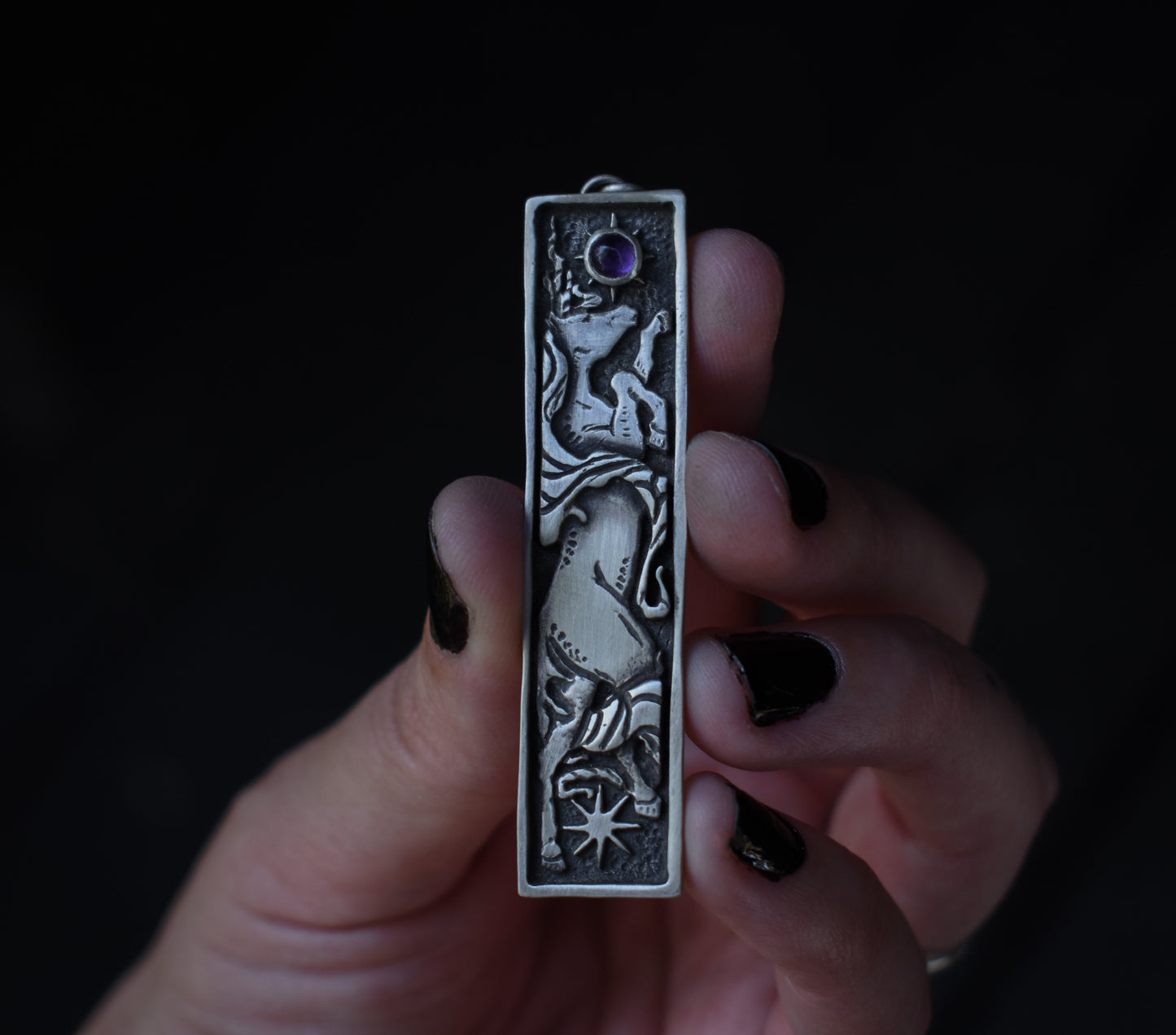 Medieval Unicorn Necklace - Sterling Silver