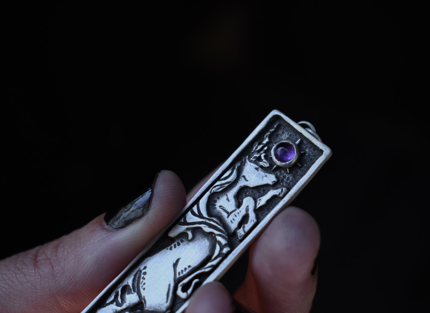 Medieval Unicorn Necklace - Sterling Silver