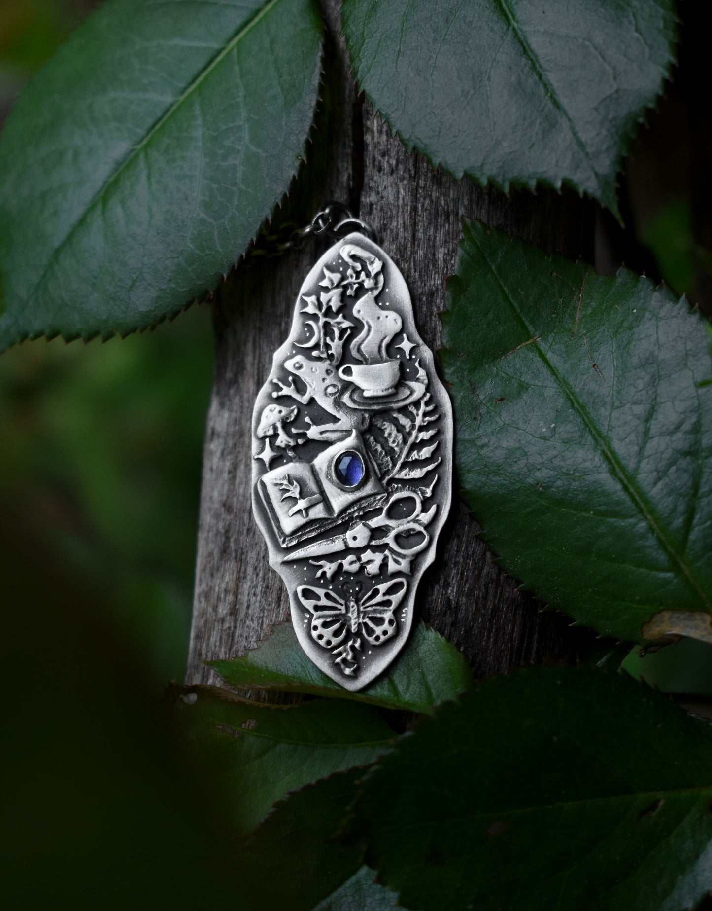 Herbology Witch Necklace | Sterling Silver