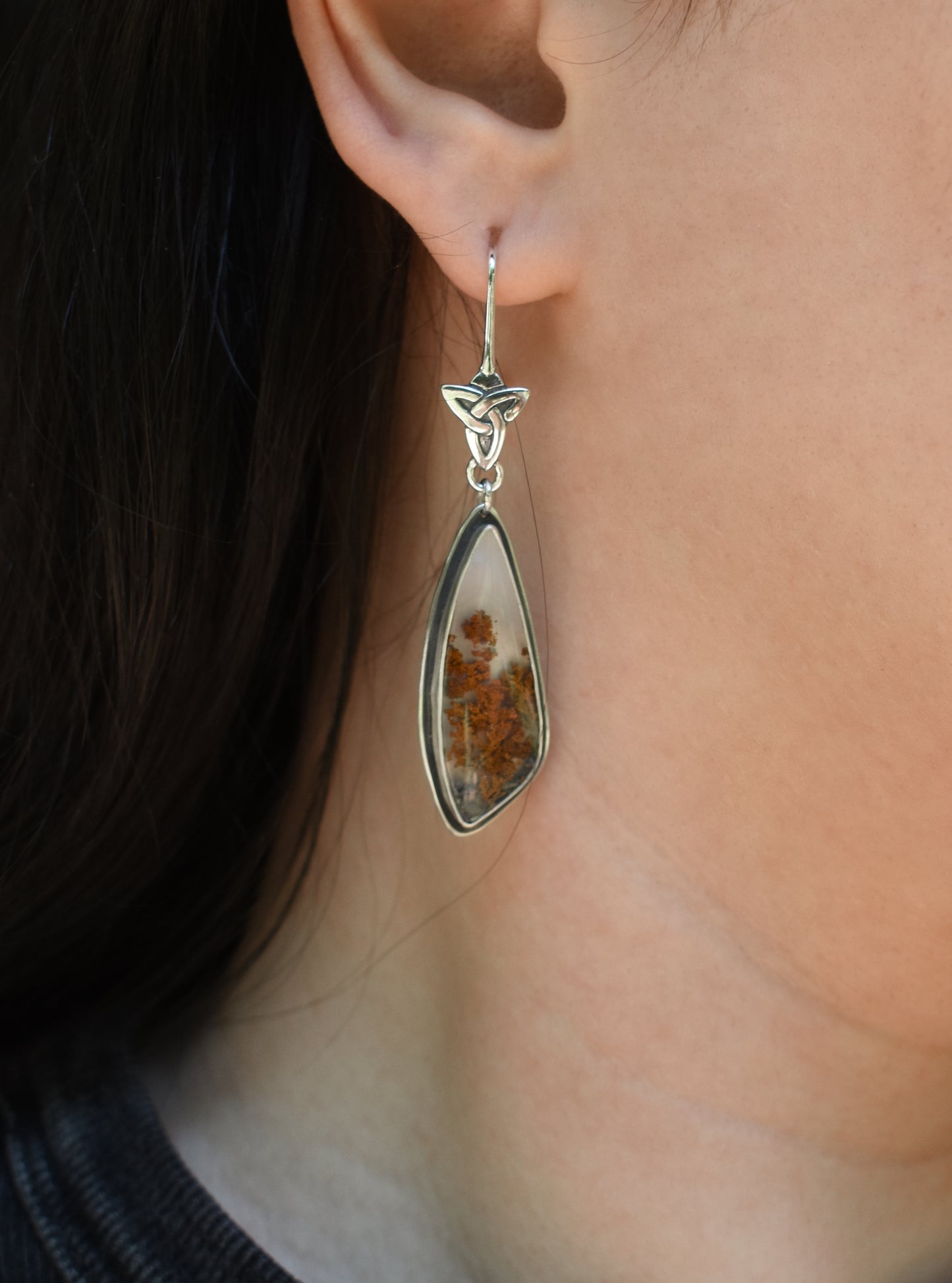 The Scottish Highlands Earrings - Sterling silver.