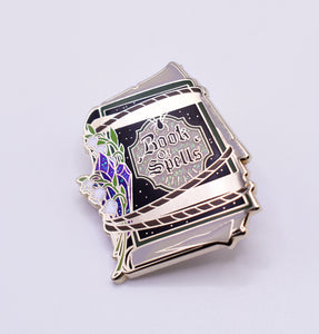 Book of Spells-Enamel Pin