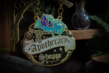 Load image into Gallery viewer, Apothecary Shoppe Sign-Enamel Pin
